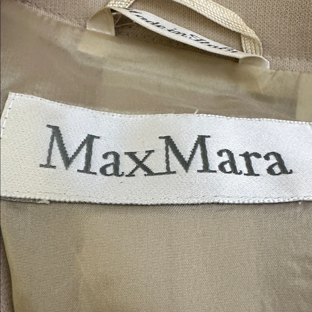 MaxMara Women's Light Tan Blazer - Picture 4 of 9